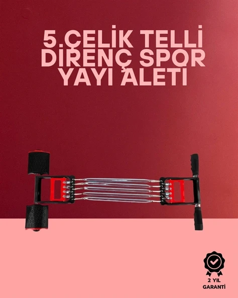 CEYLAN ADAM Ayarlanabilir Elastik Yaylı Ergonomik Tasarımlı Kas Güçlendirme Seti ürün görseli 1