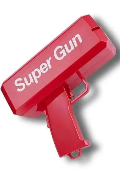 CEYLAN ADAM Para Dolar Saçma Para Atma Tabancası Otomatik Kırmızı Oyuncak ürün görseli 1