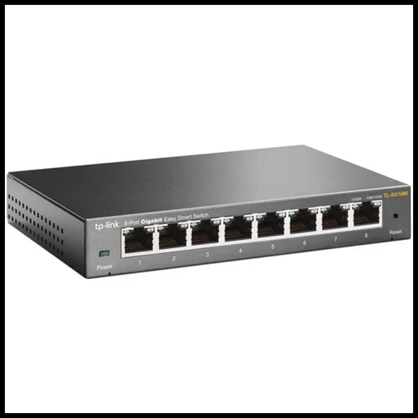 Tp-lınk Tl-sg108e, 8 Port, Gigabit, Easy Smart, Yönetilebilir, Metal Kasa, Masaüstü Switch - Resim 2