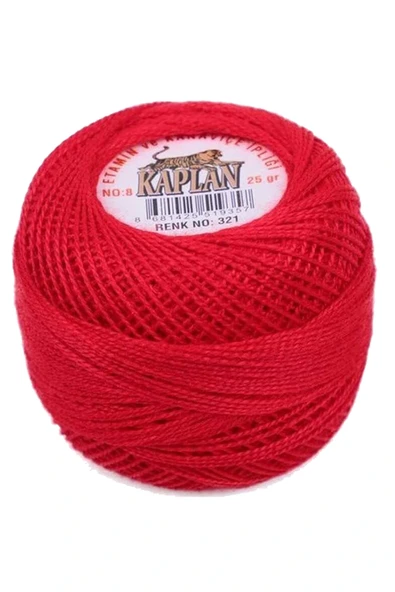 LitaeTrend 3 Adet Kaplan Etamin Ve Kanaviçe İpi 8 No Kod/Renk: 113 - 1010 - 321 - Ryl - Resim 2