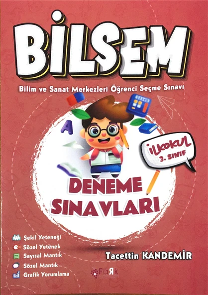 3. Sınıf Bilsem Deneme Fark Yayınları ürün görseli 1