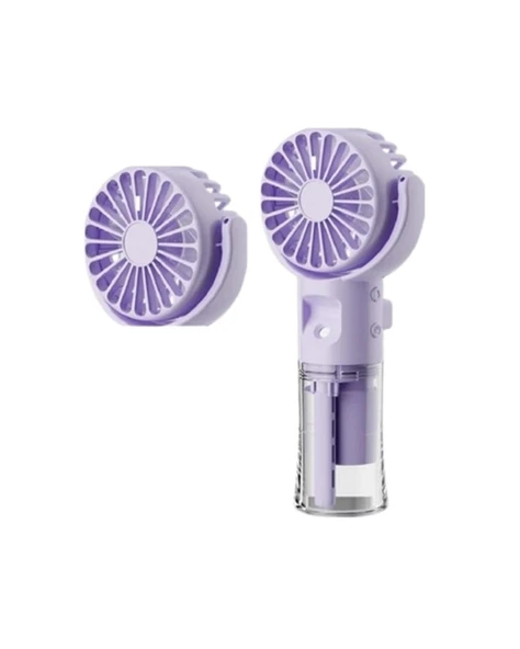 CEYLAN ADAM Mini Masaüstü ve El Tipi Buğu Fanı – Su Depolu, Şarj Edilebilir, Nemlendirici Özellikli - Resim 4