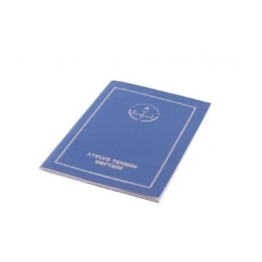 Gülpaş Atölye Temrin Defteri 12 adet Plastik Kapak 48 Yaprak 20x28 Cm ürün görseli 1