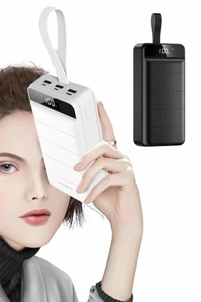 CEYLAN ADAM 50.000 Mah Powerbank Turbo Hızlı Led Göstergeli Android İOS Uyumlu Taşınabilir Askılı ürün görseli 1