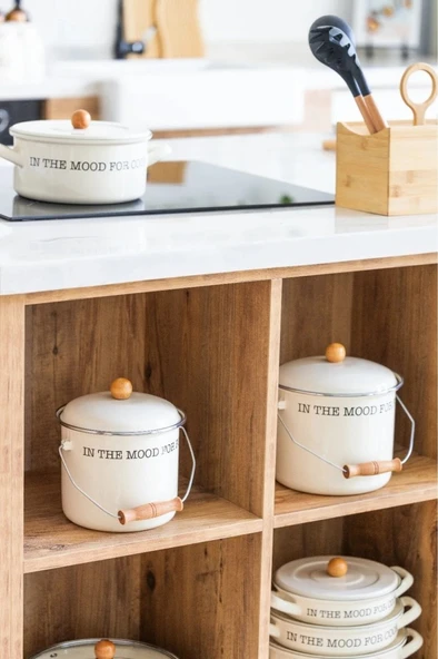 Mien 18 Cm Emaye Bakraç 4 Litre EMY-1014B - Resim 3