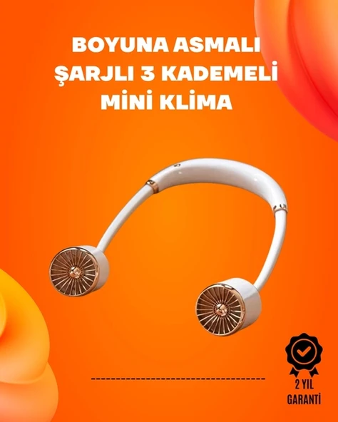 CEYLAN ADAM Katlanabilir Asılabilir Fan | USB Şarjlı, 3 Vitesli Sessiz Mini Fan ürün görseli 1