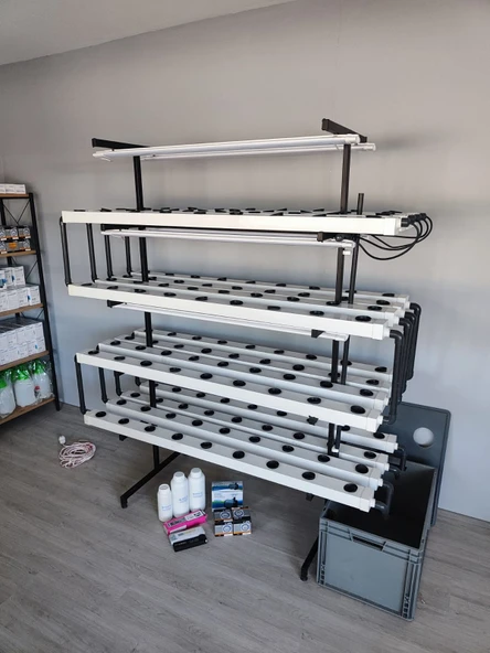 DNR Nft Plus 144 İndoor Topraksız Tarım Üretim Sistemi - Resim 3