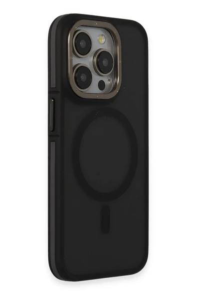 iPhone 14 Pro Kılıf Rocky Magsafe Kapak - Siyah - Resim 2