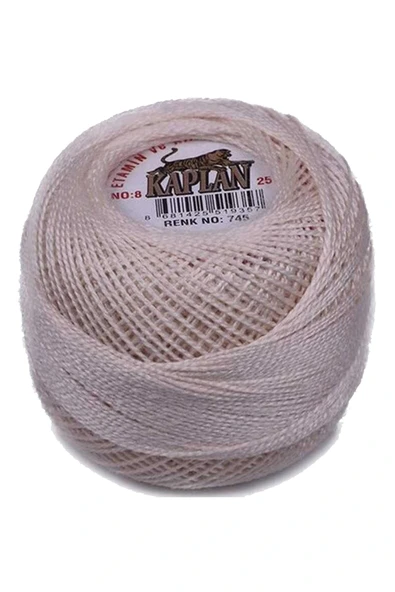 LitaeTrend 3 Adet Kaplan Etamin Ve Kanaviçe İpi 8 No Kod/Renk: 745 - 345 - 203 - Ryl - Resim 4