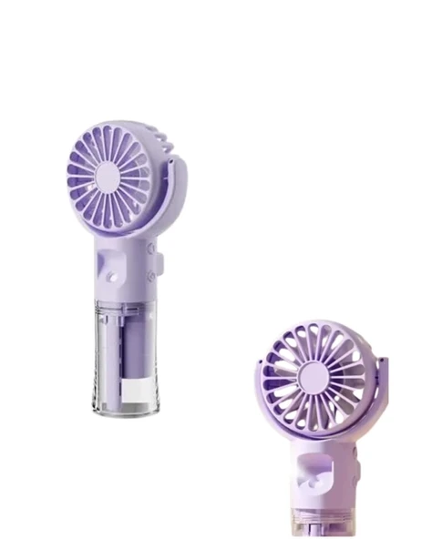 CEYLAN ADAM Mini Masaüstü ve El Tipi Buğu Fanı – Su Depolu, Şarj Edilebilir, Nemlendirici Özellikli - Resim 3