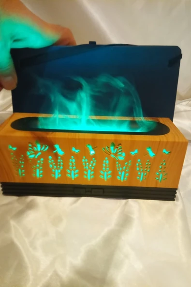 Difüzör Buhar Makinası Hava Temizleyici Led Işıklı Soğuk Buhar Nemlendirici - Resim 7