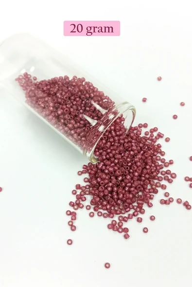 LitaeTrend Dökme Cam Kum Boncuk (11/0) 2 mm - 4 Renk - Toplam 80 Gram -  BNC401 - Resim 5