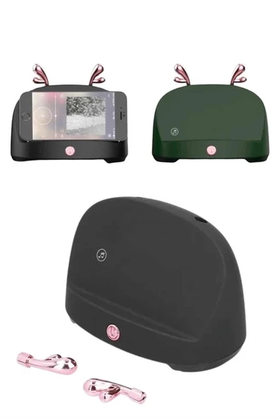 CEYLAN ADAM Telefon Tutucu Bluetooth Hoparlör Geyikli Renkli Uzun Ömürlü ürün görseli 1