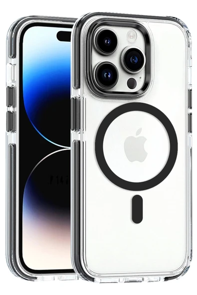 iPhone 15 Pro Max Bella Magsafe Kapak - Siyah ürün görseli 1