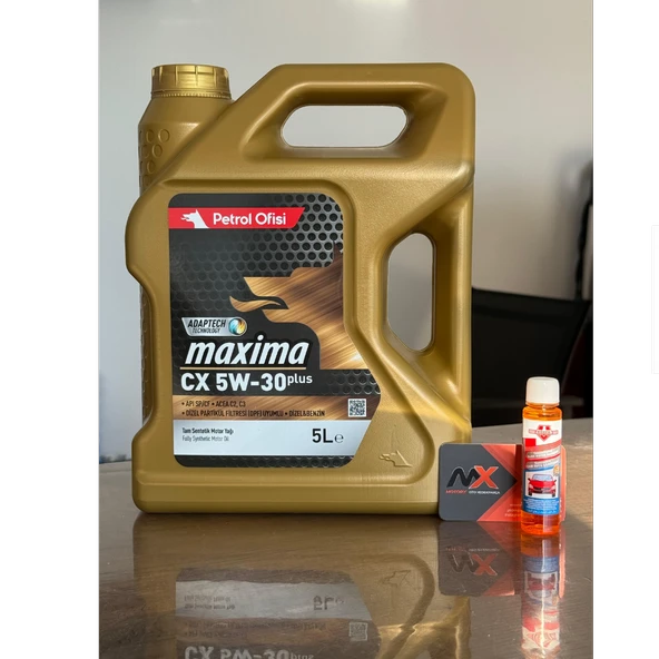 Adaptech Teknoloji 2025 Üretimli Maksima CX 5W30 Plus DPF Uyumlu Dizel Benzin Motor Yağı 5 Lt ürün görseli 1
