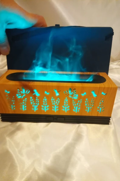 Difüzör Buhar Makinası Hava Temizleyici Led Işıklı Soğuk Buhar Nemlendirici - Resim 8