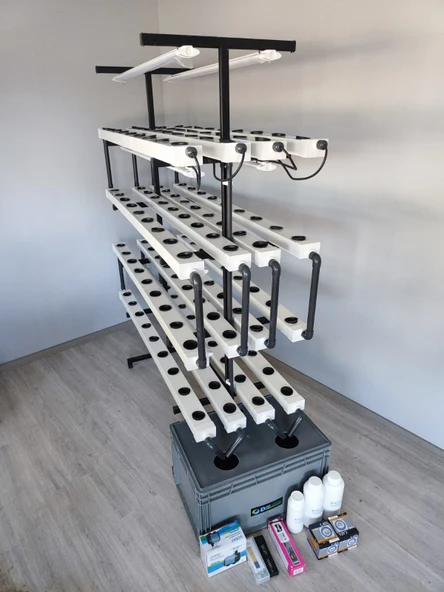 DNR Nft Plus 144 İndoor Topraksız Tarım Üretim Sistemi ürün görseli 1