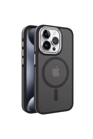iPhone 15 Pro Winner Magsafe Kapak - Siyah ürün görseli 1