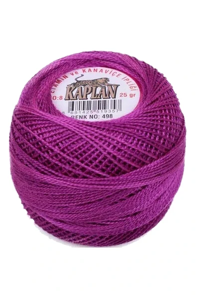 LitaeTrend 3 Adet Kaplan Etamin Ve Kanaviçe İpi 8 No Kod/Renk: 444 - 316 - 498 - Ryl - Resim 4