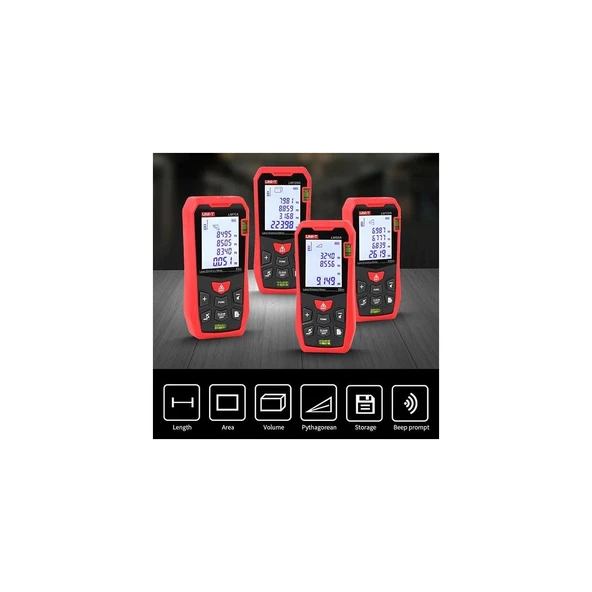 Unit LM100A Lazer Metre Mesafe Ölçer - Resim 4