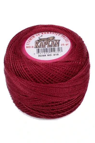 LitaeTrend Kaplan Etamin Ve Kanaviçe İpi 8 No Kod/Renk: 818 - Royaleks ürün görseli 1