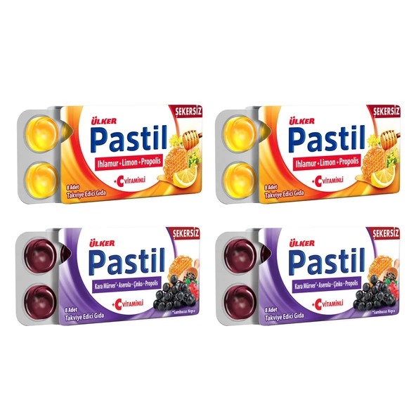 Ülker Pastil 8 li Tablet 4 lü Karma Paket ürün görseli 1