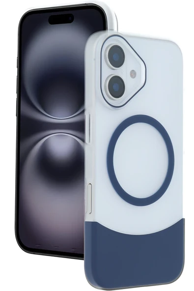 Apple iPhone 16 Velar Magsafe Kapak - Lacivert ürün görseli 1