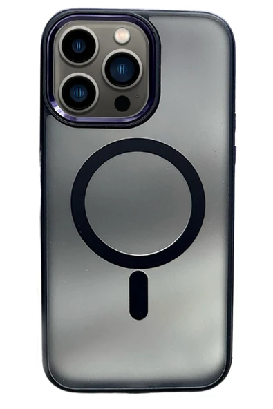 iPhone 15 Pro Max Solid Magsafe Kapak - Derin Mor ürün görseli 1