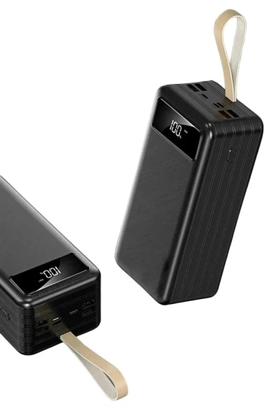 CEYLAN ADAM Hızlı Şarj 4 Çıkışlı Powerbank 60.000 Mah Taşınabilir Dijital Göstergeli - Resim 4
