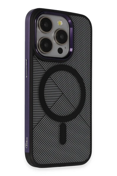 iPhone 14 Pro Max Vito Magsafe Kapak - Derin Mor ürün görseli 1