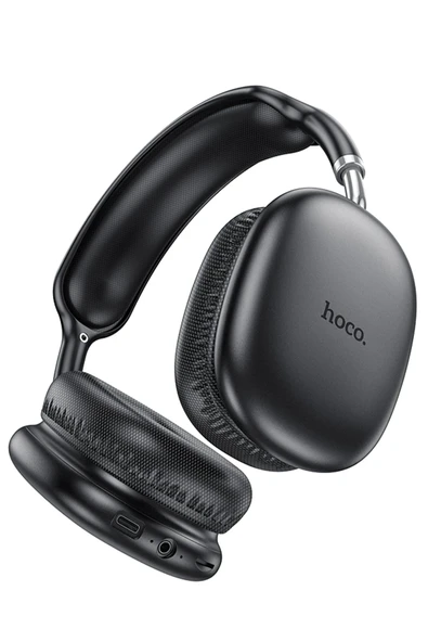 Hoco. W35 Air Triumph Aux Destekli Bluetooth Kablosuz Kulaklık - Siyah - Resim 2