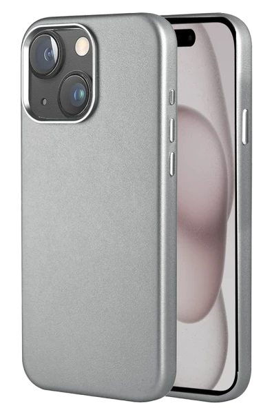 Apple iPhone 15 HBC-242 Dividing Magsafe Kapak - Gri ürün görseli 1