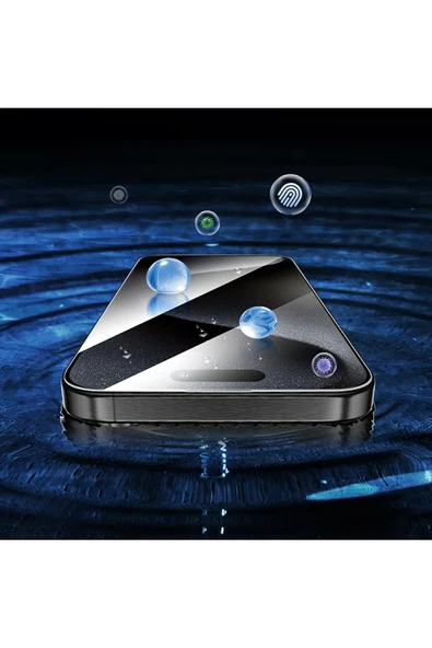 Hoco. iPhone 16 Pro 3D Engraved HD Cam Ekran Koruyucu - Siyah - Resim 7