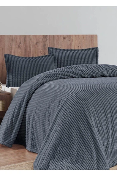 Modern Line 3 Parça Çift Kişilik Battaniye Seti Kutulu 220x240 Ocean ürün görseli 1
