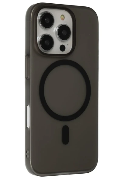 iPhone 16 Pro Max Tuna PC Slim Magsafe Kapak - Siyah - Resim 2