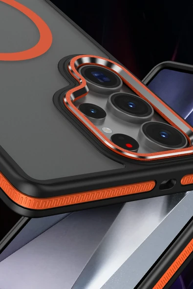 Samsung Galaxy S25 Ultra Winner Magsafe Kapak - Lacivert - Resim 4