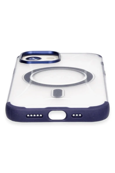 iPhone 15 Hilton Magsafe Kapak - Lacivert - Resim 3