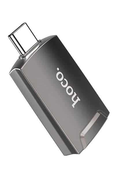 Hoco. UA19 Tak Çalıştır HDMI to Type-C Dönüştürücü - Gri - Resim 8