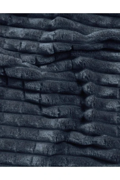 Modern Line 3 Parça Çift Kişilik Battaniye Seti Kutulu 220x240 Ocean - Resim 3