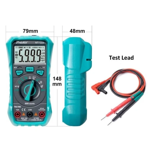 Proskit MT-1236 Dijital Multimetre - Resim 4