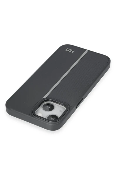 iPhone 15 Kılıf HBC-155 Lizbon Kapak - Siyah - Resim 3