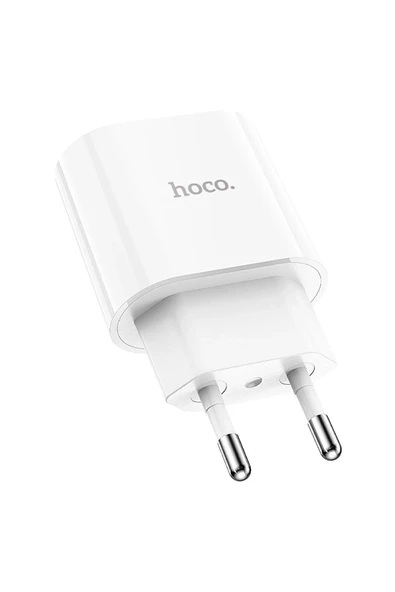 Hoco. C94A Metro 20W Type-C Çıkışlı PD Hızlı Şarj Aleti - Beyaz - Resim 6