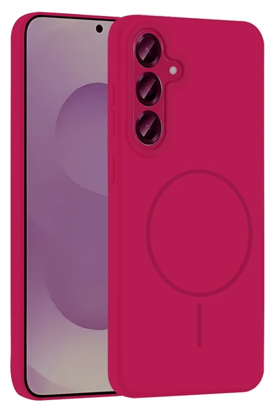 Samsung Galaxy S23 FE Kılıf Jully Magsafe Kapak - Fuşya ürün görseli 1