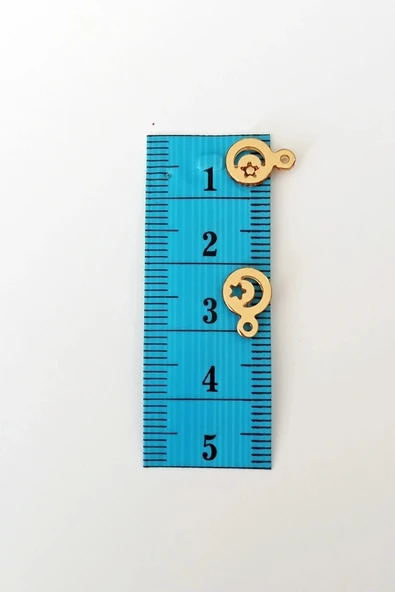 LitaeTrend Oya Abiye Bileklik Kolye Pleksi Metalik Plastik Pul Altın Renk 8 gram 85 adet - BNC483 - Resim 2