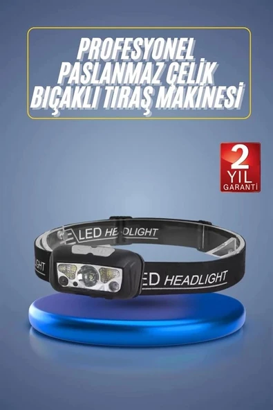 CEYLAN ADAM Ayarlanabilir Kafa Lambası Type-C Şarjlı Kompakt Kamp Lambası - Resim 2