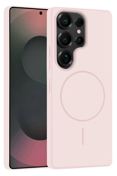 Samsung Galaxy S25 Ultra Kılıf Jully Magsafe Kapak - Pudra ürün görseli 1