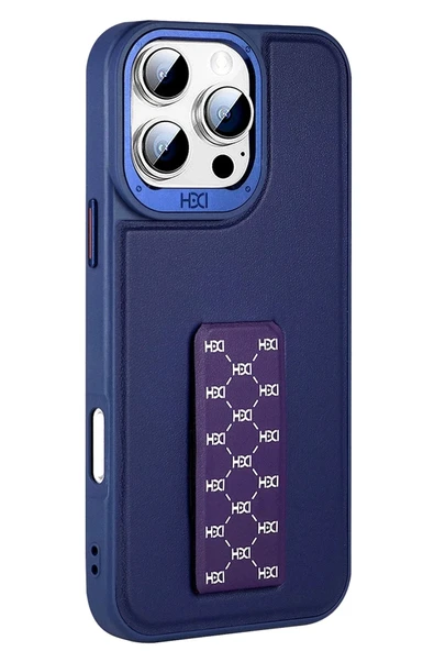 iPhone 15 Pro HBC-265 Madrid Magsafe Standlı Kapak - Lacivert ürün görseli 1