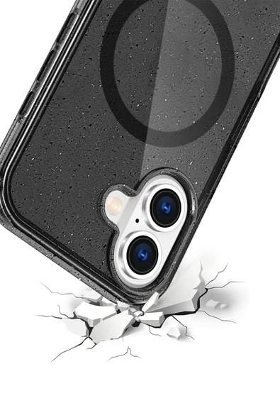 Apple iPhone 16 Star Magsafe Kapak - Siyah - Resim 7