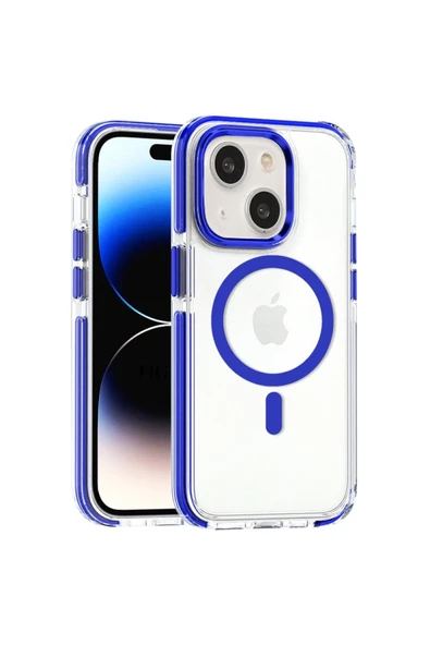 iPhone 14 Bella Magsafe Kapak - Mavi ürün görseli 1