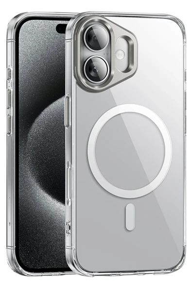 Hoco. iPhone 16 Vip Magsafe Kılıf - Şeffaf ürün görseli 1